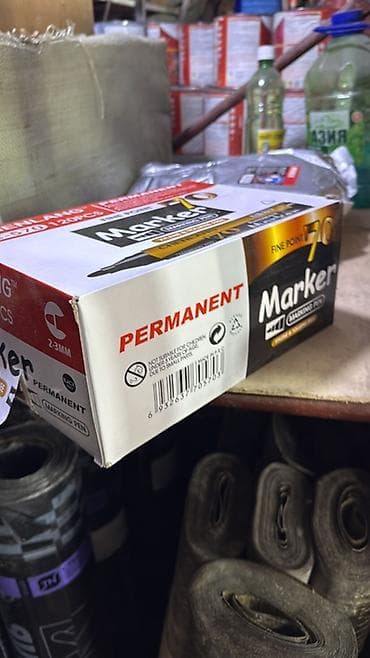 Перманентные маркеры Marker Fine Point 70 - Тип: перманентный маркер at lalafo.kg Перманентные маркеры Marker Fine Point 70 - Тип: перманентный маркер