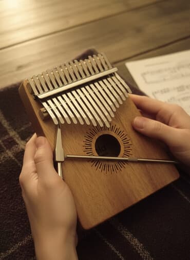 Калимба SE 245 17 язычков в коробке тряпочка, молоточек для настройки at lalafo.kg Калимба SE 245 17 язычков в коробке тряпочка, молоточек для настройки