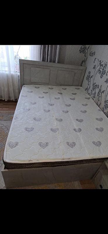 Двуспальные кровати at lalafo.kg Двуспальные кровати