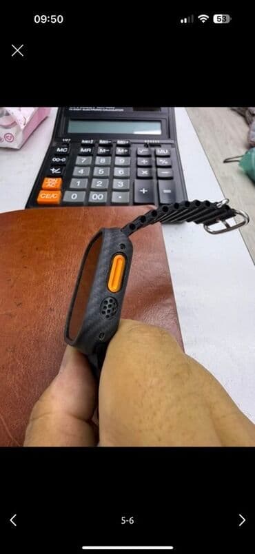 Apple wacht ultra 2 черный состояние идеальное батарея 100% коробка at lalafo.kg Apple wacht ultra 2 черный состояние идеальное батарея 100% коробка