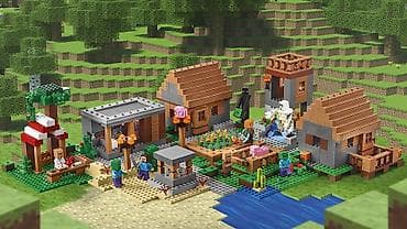 Lego Minecraft Деревня не оригинал ! Без коробки Но все детали at lalafo.kg Lego Minecraft Деревня не оригинал ! Без коробки Но все детали