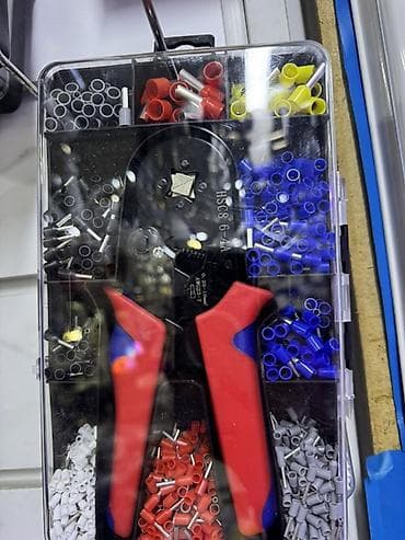 Набор для опрессовки НШВИ (наконечники + кримпер) - Пресс-клещи HSC8 at lalafo.kg Набор для опрессовки НШВИ (наконечники + кримпер) - Пресс-клещи HSC8