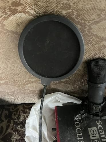 Инструментальные микрофоны: Студийный комплект для записи и стримов. Состав: - Аудиоинтерфейс at lalafo.kg — 3 Инструментальные микрофоны: Студийный комплект для записи и стримов. Состав: - Аудиоинтерфейс — 3