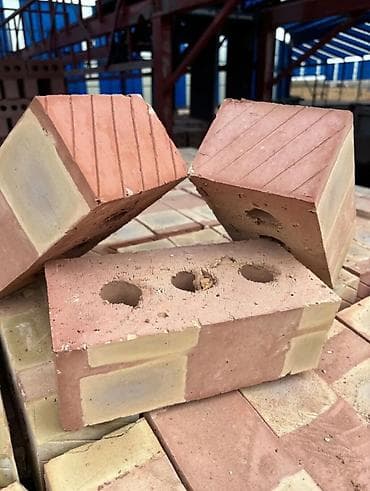 Керамический, Гладкий, Пустотелый, дырчатый кирпич, Одинарный, 250×120×65 at lalafo.kg Керамический, Гладкий, Пустотелый, дырчатый кирпич, Одинарный, 250×120×65