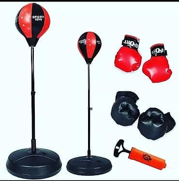 🏃Детская боксёрская груша с перчатками – лучший подарок для активного at lalafo.kg 🏃Детская боксёрская груша с перчатками – лучший подарок для активного