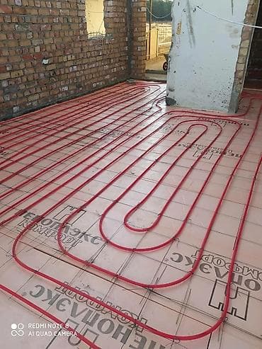 Монтаж водяного тёплого пола и отопления «под ключ». Что делаем: - at lalafo.kg Монтаж водяного тёплого пола и отопления «под ключ». Что делаем: -