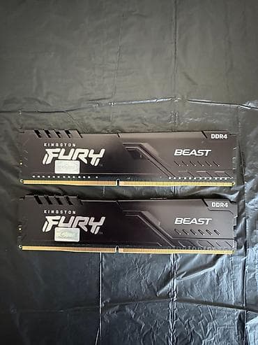 Оперативная память, Новый, Kingston Fury, 16 ГБ, DDR4, 3200 МГц, Для ПК at lalafo.kg Оперативная память, Новый, Kingston Fury, 16 ГБ, DDR4, 3200 МГц, Для ПК