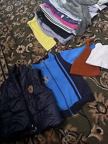 Комплект, цвет - Синий at lalafo.kg Комплект, цвет - Синий