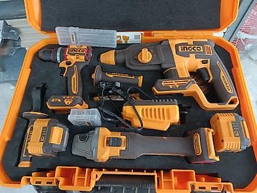 INGCO Cordless 3 pcs Combo Kit 20V — набор аккумуляторного инструмента at lalafo.kg INGCO Cordless 3 pcs Combo Kit 20V — набор аккумуляторного инструмента