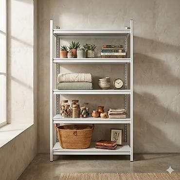 Стеллаж металлический ADIK HOME SLOTTED А5 ?183 - Размеры: ширина 120 lalafo.kg да Стеллаж металлический ADIK HOME SLOTTED А5 ?183 - Размеры: ширина 120