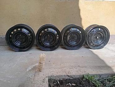 Железные Диски R 15 Комплект, отверстий - 5 at lalafo.kg Железные Диски R 15 Комплект, отверстий - 5