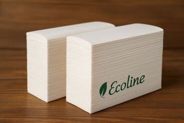 Бумажная продукция от фирмы «Ecoline” - Полотенца бумажные Z-сложения at lalafo.kg Бумажная продукция от фирмы «Ecoline” - Полотенца бумажные Z-сложения