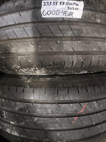 Шины 235 / 55 / R 17, Лето, Б/у, Пара, Легковые, GoodYear at lalafo.kg Шины 235 / 55 / R 17, Лето, Б/у, Пара, Легковые, GoodYear