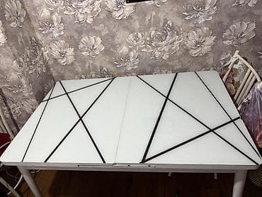 Стол трансформер Для кухни, Раскладной стол, цвет - Белый at lalafo.kg Стол трансформер Для кухни, Раскладной стол, цвет - Белый