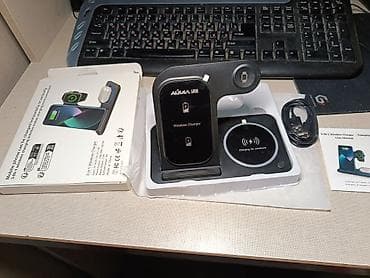 Беспроводная зарядная станция (складная) 3 в 1 Назначение: - at lalafo.kg Беспроводная зарядная станция (складная) 3 в 1 Назначение: -