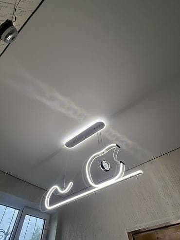 Натяжные потолки и встроенное освещение под ключ - Бесшовные lalafo.kg да Натяжные потолки и встроенное освещение под ключ - Бесшовные