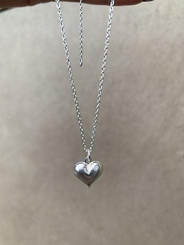Күмүш сөйкөлөр: Подвеска-цепочка из серебра с кулоном «сердце». - Материал: серебро - lalafo.kg да — 2 Күмүш сөйкөлөр: Подвеска-цепочка из серебра с кулоном «сердце». - Материал: серебро - — 2