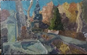 Авторские пейзажи, написанные с натуры. - Материалы: масло на холсте at lalafo.kg Авторские пейзажи, написанные с натуры. - Материалы: масло на холсте