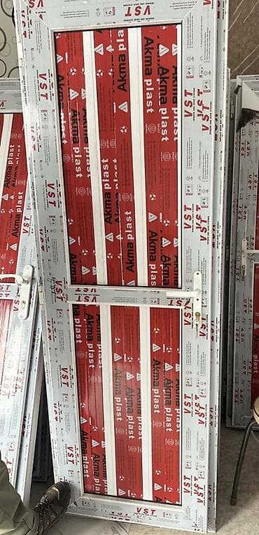 Металл сейф эшиктери: Пластиковая дверь/окно из ПВХ-профиля Akma Plast (серия VST) - lalafo.kg да — 1 Металл сейф эшиктери: Пластиковая дверь/окно из ПВХ-профиля Akma Plast (серия VST) - — 1