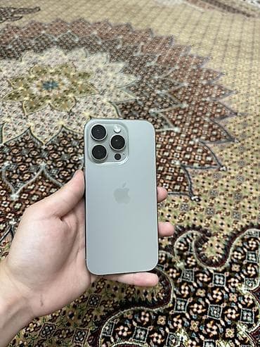 IPhone 15 Pro, Natural Titanium, 90 % at lalafo.kg IPhone 15 Pro, Natural Titanium, 90 %