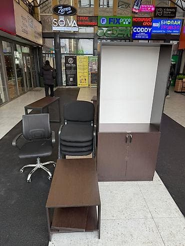 Офис шкафтары: Продаю стол офисный, два кожаных кресла, один офисный шкаф, и 4 шт lalafo.kg да — 2 Офис шкафтары: Продаю стол офисный, два кожаных кресла, один офисный шкаф, и 4 шт — 2