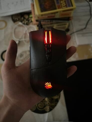 Игровая проводная мышь A4Tech Bloody - Серия Bloody с фирменной at lalafo.kg Игровая проводная мышь A4Tech Bloody - Серия Bloody с фирменной