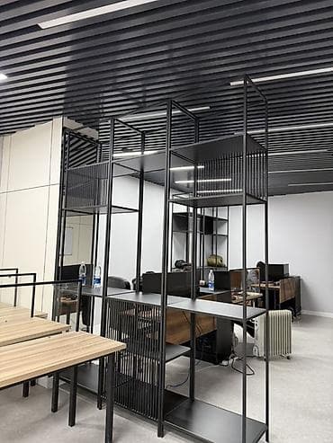 Кеңсе стеллаж, Темир, түсү - Кара lalafo.kg да Кеңсе стеллаж, Темир, түсү - Кара