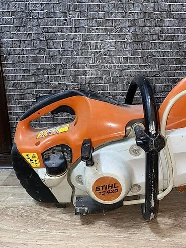 Бензорез Stihl TS 420 - Профессиональный ручной отрезной агрегат для at lalafo.kg Бензорез Stihl TS 420 - Профессиональный ручной отрезной агрегат для