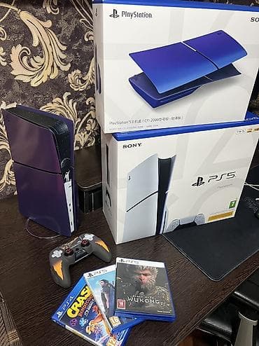 Продаю новый Ps5 Slim 1tb Последняя ревизия купил 22 ноября Корпус at lalafo.kg Продаю новый Ps5 Slim 1tb Последняя ревизия купил 22 ноября Корпус