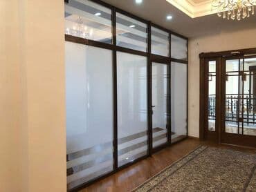 На заказ Каркасная перегородка, Для офиса, Бронированное стекло, Монтаж, Демонтаж, Бесплатный замер at lalafo.kg На заказ Каркасная перегородка, Для офиса, Бронированное стекло, Монтаж, Демонтаж, Бесплатный замер