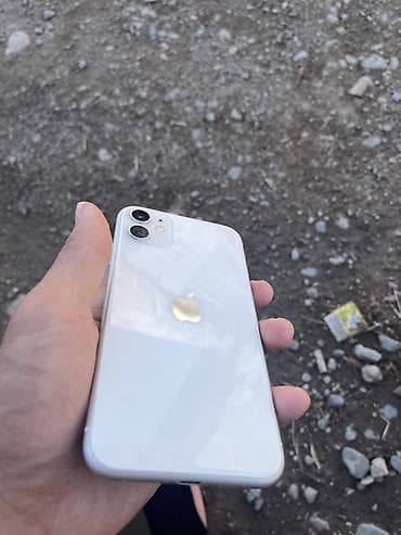IPhone 11, белый цвет, 64 ГБ памяти. Телефон хорошем состоянии все at lalafo.kg IPhone 11, белый цвет, 64 ГБ памяти. Телефон хорошем состоянии все