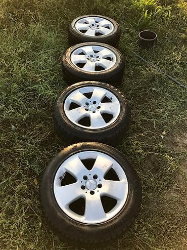 Колеса в сборе 225 / 55 / R 17, Всесезонная, Б/у, Комплект, Легковые, Литые, отверстий - 5 at lalafo.kg Колеса в сборе 225 / 55 / R 17, Всесезонная, Б/у, Комплект, Легковые, Литые, отверстий - 5