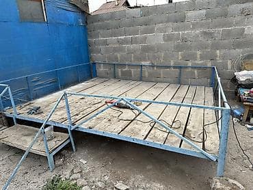 ТАПЧАН Металлическая платформа/настил с поручнями - Жесткая сварная at lalafo.kg ТАПЧАН Металлическая платформа/настил с поручнями - Жесткая сварная