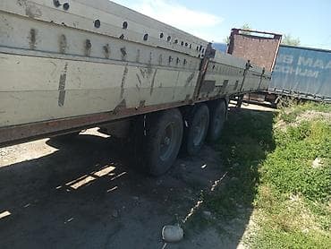 Бортовой полуприцеп, 3-осный - Тип: полуприцеп бортовой/площадка - at lalafo.kg Бортовой полуприцеп, 3-осный - Тип: полуприцеп бортовой/площадка -