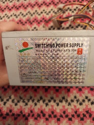 Блок питания, Б/у, 350 Вт, 350 Вт at lalafo.kg Блок питания, Б/у, 350 Вт, 350 Вт