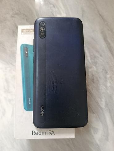 Redmi, Redmi 9A, Б/у, цвет - Синий, 2 SIM at lalafo.kg Redmi, Redmi 9A, Б/у, цвет - Синий, 2 SIM