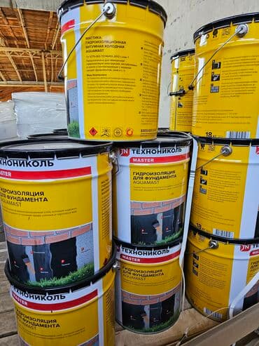 Сайдингдер: Технониколь Гидроизоляция!!! Мастика для фундамента!!! Аквамаст!!! lalafo.kg да — 14 Сайдингдер: Технониколь Гидроизоляция!!! Мастика для фундамента!!! Аквамаст!!! — 14