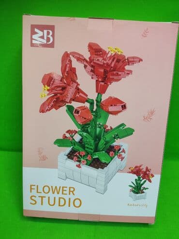 Конструктор NB “Flower Studio — Barbadoslily” (арт. No. 9107A) - at lalafo.kg Конструктор NB “Flower Studio — Barbadoslily” (арт. No. 9107A) -