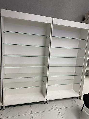 Торговые стеллажи для магазина/салона Комплект модульных витринных at lalafo.kg Торговые стеллажи для магазина/салона Комплект модульных витринных