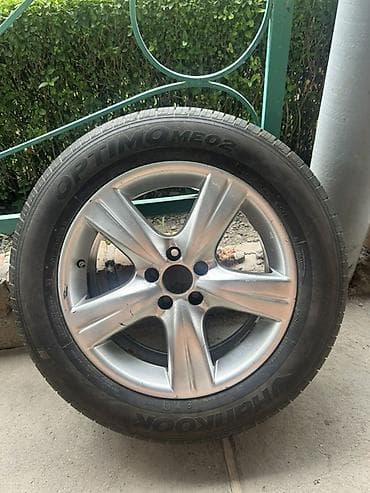 Литое колесо в сборе с летней шиной Hankook Optimo ME02 at lalafo.kg Литое колесо в сборе с летней шиной Hankook Optimo ME02