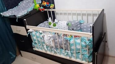 Продается детский манеж. В подарок матрас зима-лето, гнездышко at lalafo.kg Продается детский манеж. В подарок матрас зима-лето, гнездышко