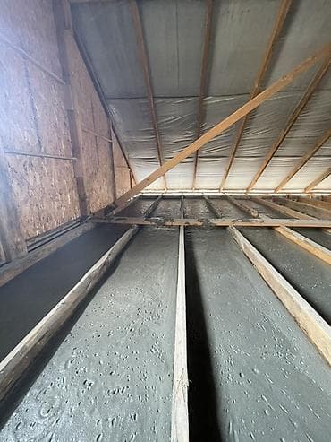 Ондулин: Утепление кровли и потолков жидким пенобетоном - Материал: жидкий lalafo.kg да — 8 Ондулин: Утепление кровли и потолков жидким пенобетоном - Материал: жидкий — 8