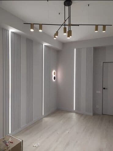 Евроремонт под ключ (стенаны под маяк и lossew lamp менен at lalafo.kg Евроремонт под ключ (стенаны под маяк и lossew lamp менен