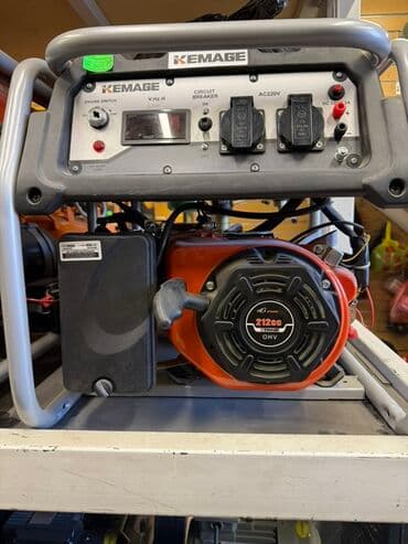 Бензиновый генератор KEMAGE - Двигатель 4-тактный OHV, рабочий объём at lalafo.kg Бензиновый генератор KEMAGE - Двигатель 4-тактный OHV, рабочий объём