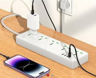 🔌 УДЛИНИТЕЛЬ-SOCKET YAJMHUTEMB HOCO AC13A TALENTO (5 РОЗЕТОК + USB at lalafo.kg 🔌 УДЛИНИТЕЛЬ-SOCKET YAJMHUTEMB HOCO AC13A TALENTO (5 РОЗЕТОК + USB