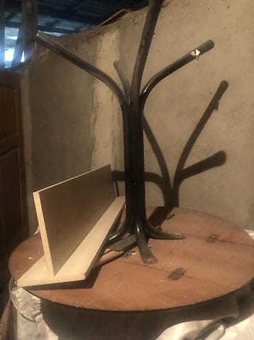 Бүктөмө кошумча коюлган үстөл, ЛДСП, түсү - Күрөң lalafo.kg да — 2 Бүктөмө кошумча коюлган үстөл, ЛДСП, түсү - Күрөң — 2