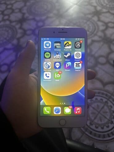 IPhone 8 Plus, Б/у, 256 ГБ, Золотой, Кабель, 100 % at lalafo.kg IPhone 8 Plus, Б/у, 256 ГБ, Золотой, Кабель, 100 %