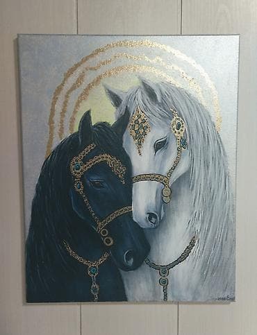 Картина .холст,акрил,паталь,лак40/50 at lalafo.kg Картина .холст,акрил,паталь,лак40/50