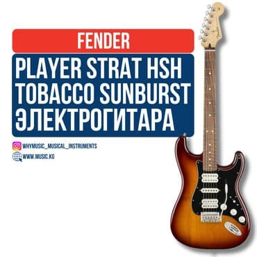 Электрогитара Fender Player Stratocaster® HSH, Pau Ferro Fingerboard at lalafo.kg Электрогитара Fender Player Stratocaster® HSH, Pau Ferro Fingerboard