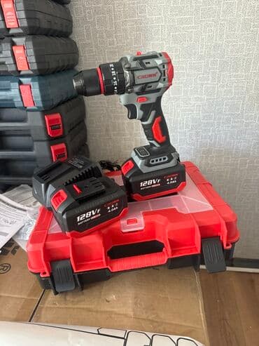 Ударная дрель-шуруповерт CROWN в комплекте с двумя аккумуляторами 128 at lalafo.kg Ударная дрель-шуруповерт CROWN в комплекте с двумя аккумуляторами 128